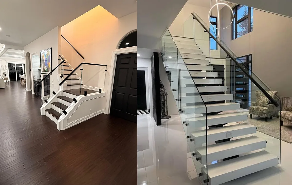 Custom glass installation by Glass Designer LLC in Southwest Florida